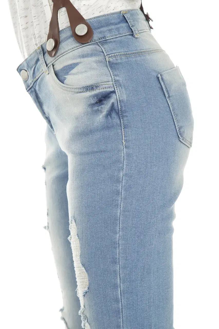 High Waist Mom Jeans - Light Wash
