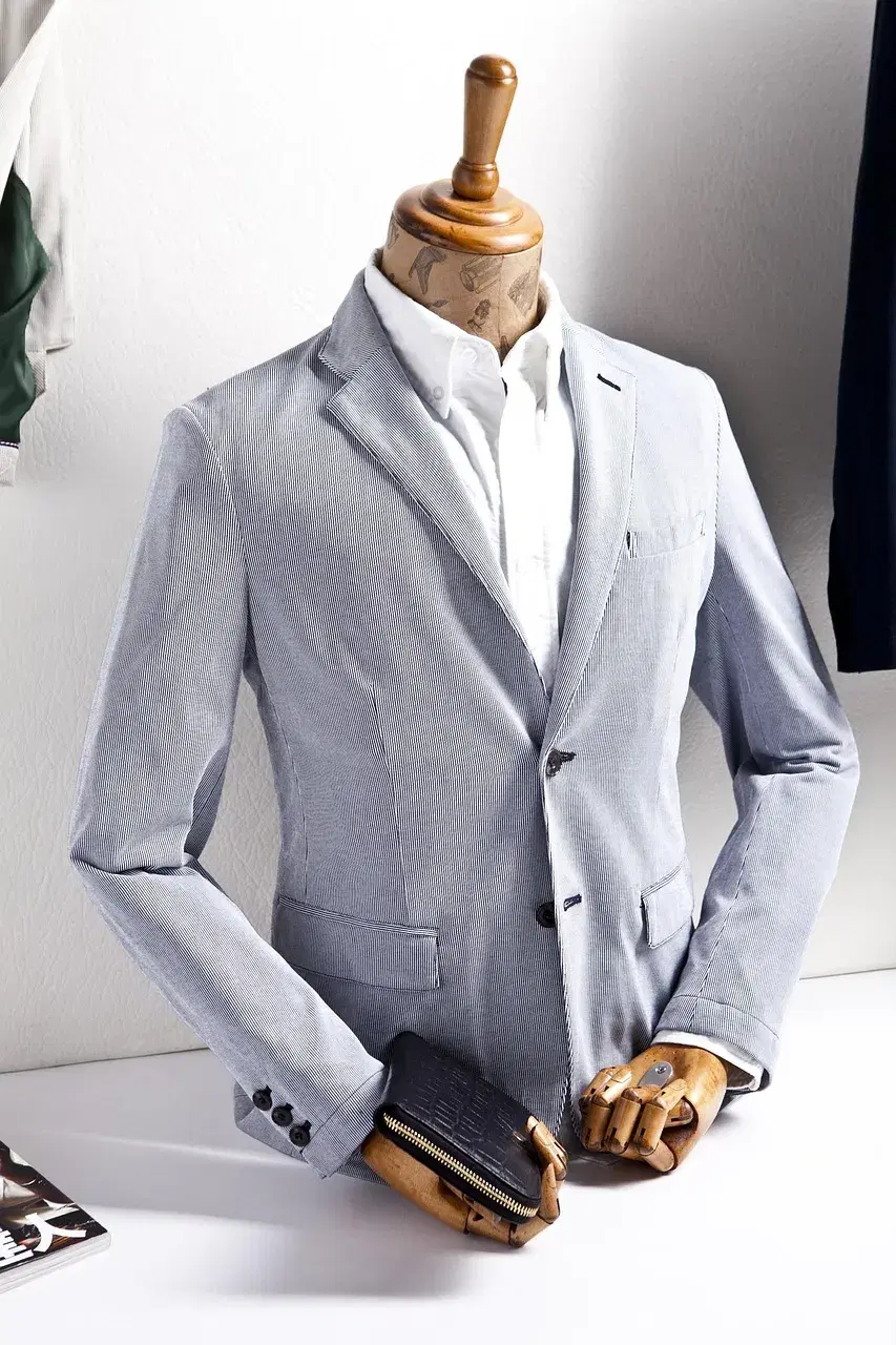 Made-to-Measure Blazer - Light Grey