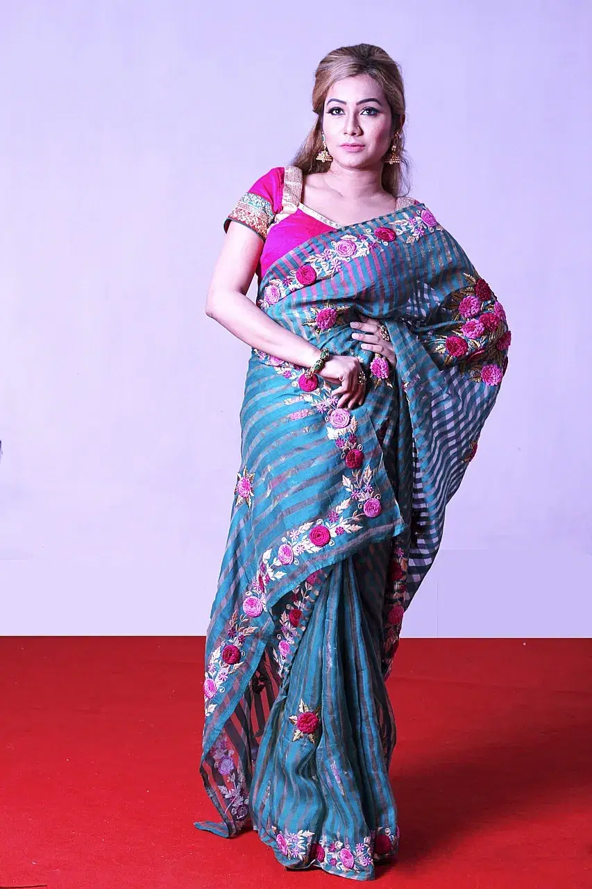 Floral Printed Saree